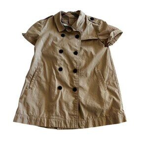 Burberry Children's Girls Trench Dress in Tan